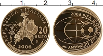 Продать Монеты Италия 20 евро 2006 Золото