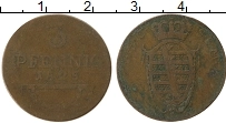 Продать Монеты Саксе-Кобург-Гота 3 пфеннига 1825 Медь