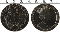 Продать Монеты Остров Мэн 1 крона 1994 Медно-никель