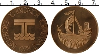 Продать Монеты Швеция 10 крон 1978 Бронза