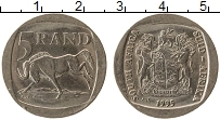 Продать Монеты ЮАР 5 ранд 1995 Медно-никель