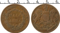 Продать Монеты Индия 1/2 анны 1835 Медь