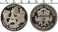 Продать Монеты Того 1000 франков 2001 Серебро