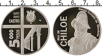 Продать Монеты Чили 5000 песо 2017 Посеребрение
