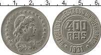 Продать Монеты Бразилия 400 рейс 1931 Медно-никель