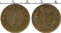 Продать Монеты Дания 1 скиллинг 1860 Бронза