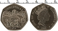 Продать Монеты Остров Мэн 50 пенсов 1996 Медно-никель