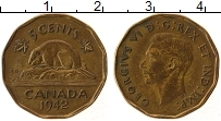 Продать Монеты Канада 5 центов 1942 Латунь