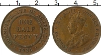 Продать Монеты Австралия 1/2 пенни 1936 Медь
