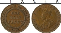 Продать Монеты Австралия 1/2 пенни 1936 Бронза