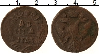 Продать Монеты 1741 – 1762 Елизавета Петровна 1 деньга 1738 Медь