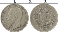 Продать Монеты Бельгийское Конго 50 сантим 1896 Серебро