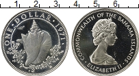 Продать Монеты Багамские острова 1 доллар 1971 Серебро