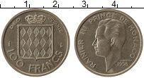 Продать Монеты Монако 100 франков 1956 Медно-никель