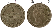 Продать Монеты Пруссия 1/2 гроша 1849 Серебро