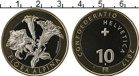 Продать Монеты Швейцария 10 франков 2017 Биметалл