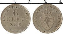 Продать Монеты Гессен-Кассель 6 крейцеров 1835 Серебро