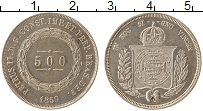 Продать Монеты Бразилия 500 рейс 1853 Серебро