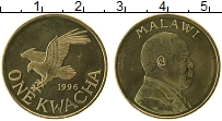 Продать Монеты Малави 1 квача 1996 сталь покрытая латунью