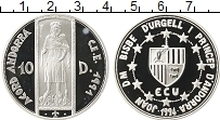 Продать Монеты Андорра 10 динерс 1995 Серебро