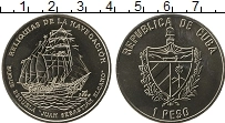Продать Монеты Куба 1 песо 2000 Медно-никель