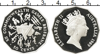 Продать Монеты Австралия 50 центов 1989 Серебро