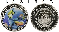 Продать Монеты Либерия 5 долларов 1996 Серебро