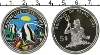 Продать Монеты Палау 5 долларов 2001 Серебро
