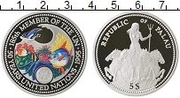 Продать Монеты Палау 5 долларов 1995 Серебро