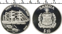 Продать Монеты Самоа 10 долларов 1999 Серебро