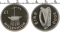 Продать Монеты Ирландия 1 фунт 2000 Медно-никель