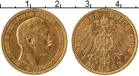 Продать Монеты Пруссия 20 марок 1906 Золото