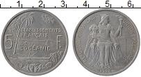 Продать Монеты Океания 5 франков 1952 Алюминий