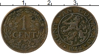 Продать Монеты Кюрасао 1 цент 1944 Бронза