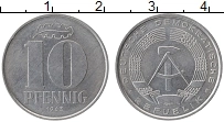 Продать Монеты ГДР 10 пфеннигов 1972 Алюминий