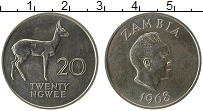 Продать Монеты Замбия 20 нгвей 1968 Медно-никель