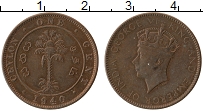 Продать Монеты Цейлон 1 цент 1940 Бронза
