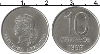 Продать Монеты Аргентина 10 сентаво 1983 Алюминий