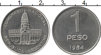 Продать Монеты Аргентина 1 песо 1984 Алюминий