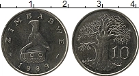 Продать Монеты Зимбабве 10 центов 1991 Медно-никель