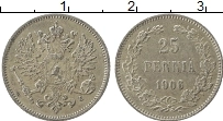 Продать Монеты 1894 – 1917 Николай II 25 пенни 1906 Серебро