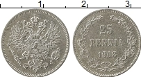 Продать Монеты 1894 – 1917 Николай II 25 пенни 1907 Серебро