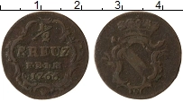 Продать Монеты Баден 1/2 крейцера 1805 Медь