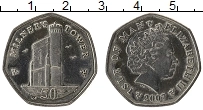 Продать Монеты Остров Мэн 50 пенсов 2004 Медно-никель