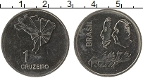 Продать Монеты Бразилия 1 крузейро 1972 Медно-никель