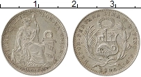 Продать Монеты Перу 1 динер 1886 Серебро