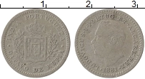 Продать Монеты Португальская Индия 1/4 рупии 1881 Серебро