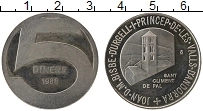 Продать Монеты Андорра 5 динерс 1988 Медно-никель