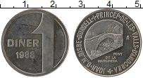 Продать Монеты Андорра 1 динер 1988 Медно-никель
