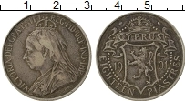Продать Монеты Кипр 18 пиастр 1901 Серебро